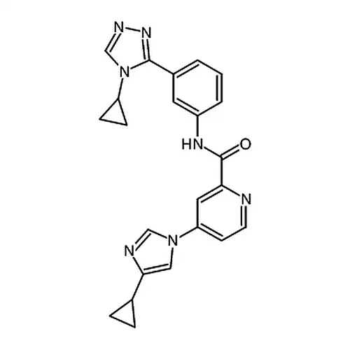 4-(4-环丙基-1-H-咪唑-1-基)-N-(3-(4-环丙基-4-H-1,2,4-三唑-3-基)苯基)吡啶酰胺
