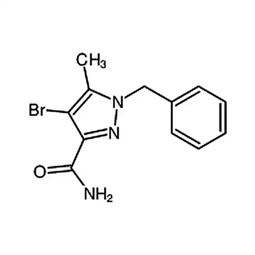 1-苄基-4-溴-5-甲基-1H-吡唑-3-甲酰胺