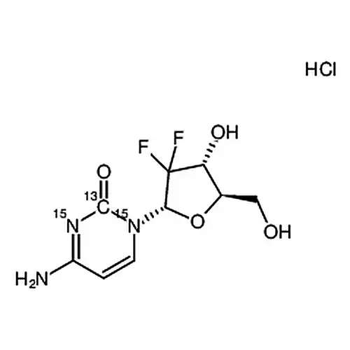 (2S)-Gemcitabine-13C,15N2 hydrochloride