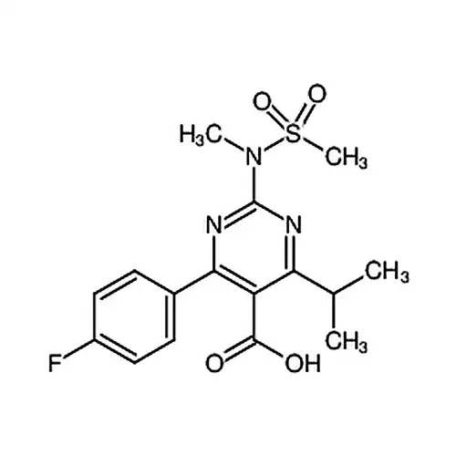 4-(4-氟苯基)-6-异丙基-2-[(N-甲基-N-甲磺酰基)氨基]嘧啶-5-羧酸