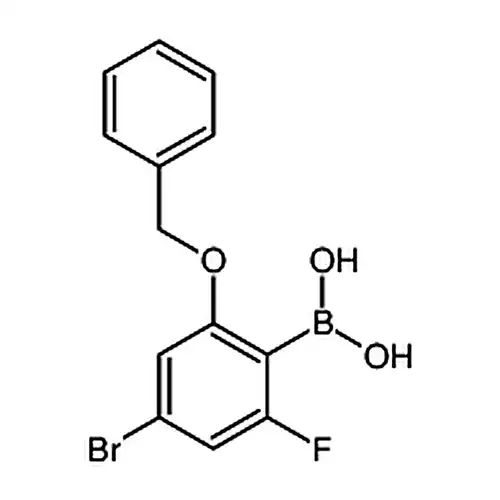 6-苄氧基-4-溴-2-氟苯硼酸
