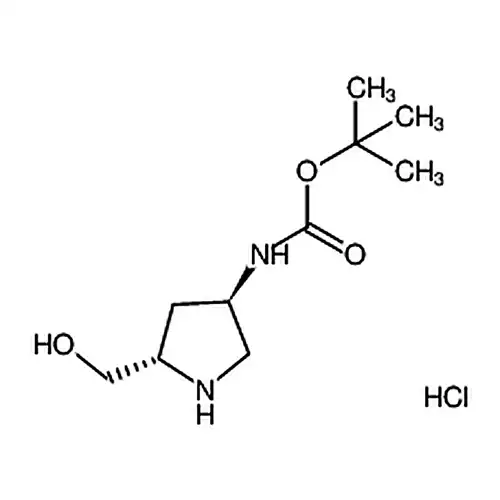 叔丁基((3R，5S)-5-(羟甲基)吡咯烷-3-基)氨基甲酸酯盐酸盐