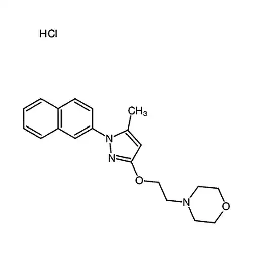 4-(2-((5-甲基-1-(萘-2-基)-1H-吡唑-3-基)氧基)乙基)吗啉盐酸盐