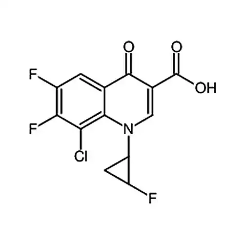 8-氯-6，7-二氟-1-((1R，2S)-2-氟环丙基)-4-氧代-1，4-二氢喹啉-3-羧酸