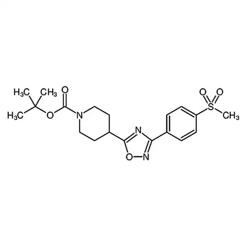 3-(4-甲砜基苯基)-5-(1-Boc-4-哌啶基)-1，2，4-噁二唑
