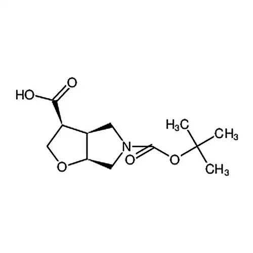 外消旋-(3S，3aS，6aS)-5-(叔丁氧羰基)六氢-2H-呋喃[2，3-c]吡咯-3-羧酸