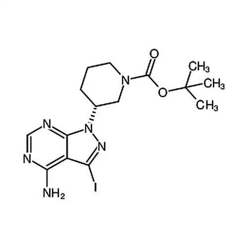 (R)-3-(4-氨基-3-碘-1H-吡唑并[3,4-d]嘧啶-1-基)哌啶-1-甲酸叔丁酯