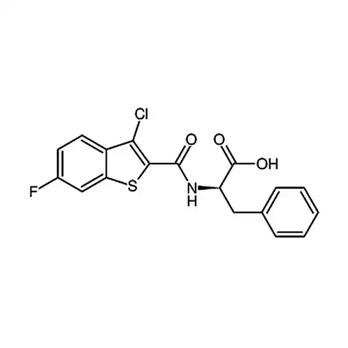 N-[(3-氯-6-氟苯并[b]噻吩-2-基)羰基] -D-苯丙氨酸