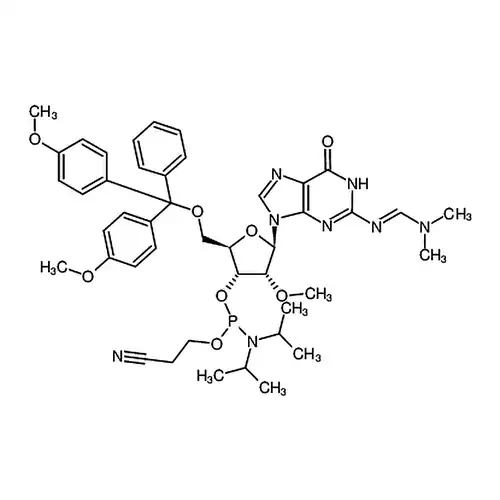N2-二甲基甲脒-5'-O-DMT-2'-甲氧基鸟苷-3'-氰乙氧基亚磷酰胺