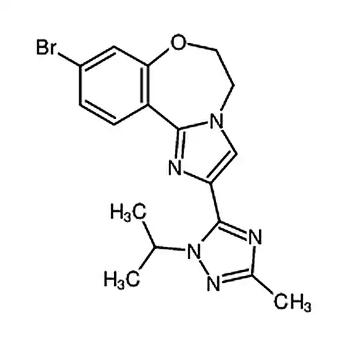 9-溴-2-(1-异丙基-3-甲基-1H-1，2，4-三唑-5-基)-5，6-二氢苯并[f]咪唑并[