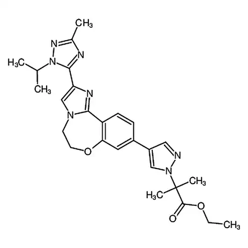 2-(4-(2-(1-异丙基-3-甲基-1H-1，2，4-三唑-5-基)-5，6-二氢苯并[f]咪唑