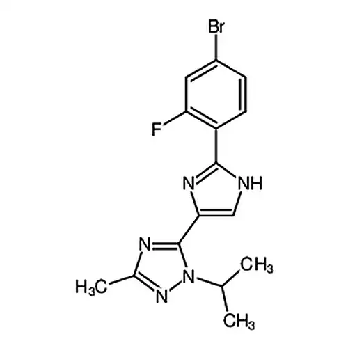 5-(2-(4-溴-2-氟苯基)-1H-咪唑-4-基)-1-异丙基-3-甲基-1H-1，2，4-三唑