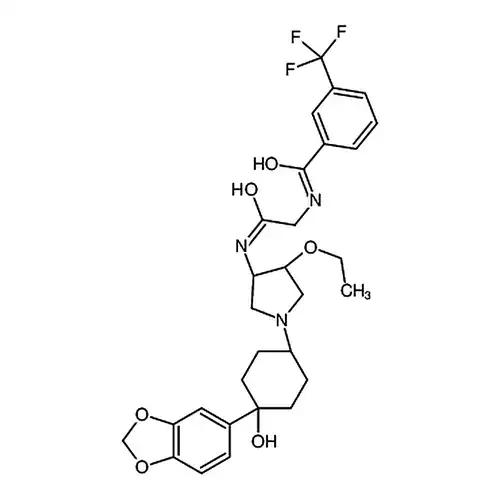 N- [2 - ({(3R，4R)-1- [4-(1，3-苯并间二氧杂环戊烯-5-基)-4-羟基环己