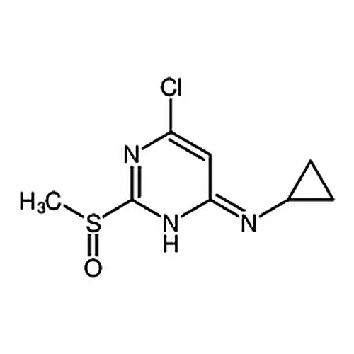 6-氯-N-环丙基-2-(甲亚磺酰基)-4-嘧啶胺