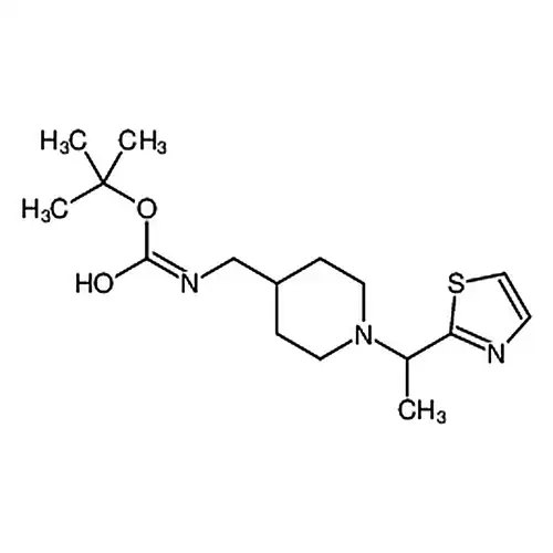 (1-(1-(噻唑-2-基)乙基)哌啶-4-基)甲基)氨基甲酸叔丁酯