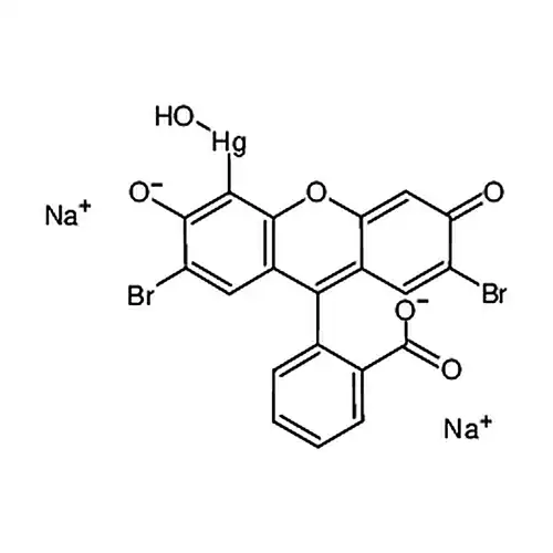 2,7-二溴-4-羟汞基荧光红双钠盐