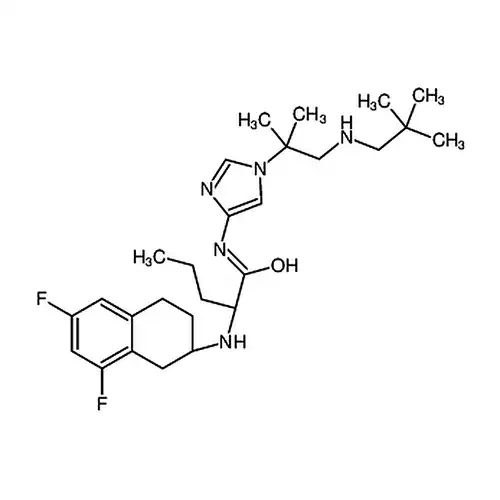 N-（2S）-6,8-二氟-1,2,3,4-四氢-2-萘基]-N-（1-{1-[（2,2-二甲基丙基）氨基]-2-甲基-2-丙基}-1H-咪唑-4-基）-L-去甲缬草酰胺