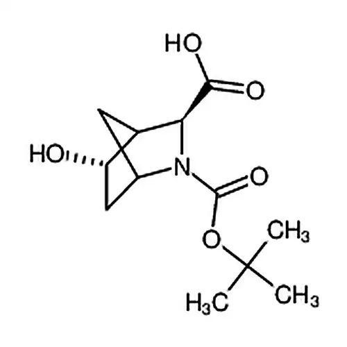外消旋的-(1S，3S，4S，5R)-2-(叔-丁氧羰基)-5-羟基-2-氮杂二环[2.2.1]庚烷-3-羧酸