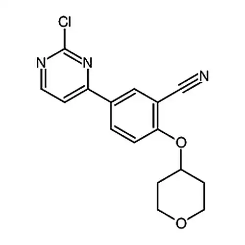 5-(2-氯嘧啶-4-基)-2-四氢吡喃-4-基氧基-苄腈