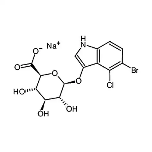 5-溴-4-氯-3-吲哚基-β-D-葡萄糖醛酸钠盐