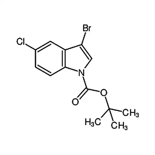 3-溴-5-氯-1H-吲哚-1-甲酸叔丁酯