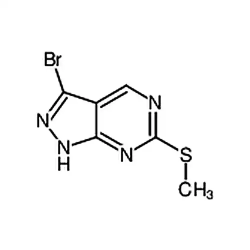 3-溴-6-(甲硫基)-1H-吡唑并[3,4-d]嘧啶