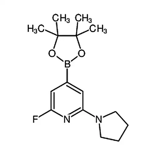 2-氟-6-(吡咯烷-1-基)-4-(4，4，5，5-四甲基-1，3，2-二噁硼烷-2-基)吡啶