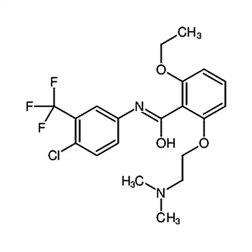 N-(4-氯-3-(三氟甲基)苯基)-2-(2-(二甲基氨基)乙氧基)-6-乙氧基苯甲酰胺