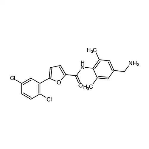 N-(4-(氨基甲基)-2,6-二甲基苯基)-5-(2,5-二氯苯基)呋喃-2-甲酰胺