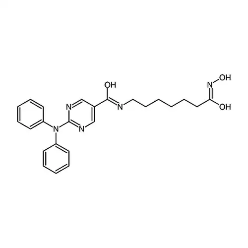 2-(二苯基氨基)-n-[7-(羟基氨基)-7-氧代庚基]-5-嘧啶羧酰胺