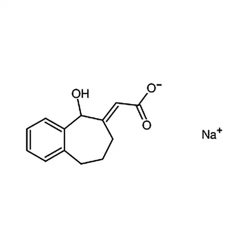 钠(2Z)-2-(5-羟基-5,7,8,9-四氢苯并[7]轮烯-6-亚基)乙酸酯