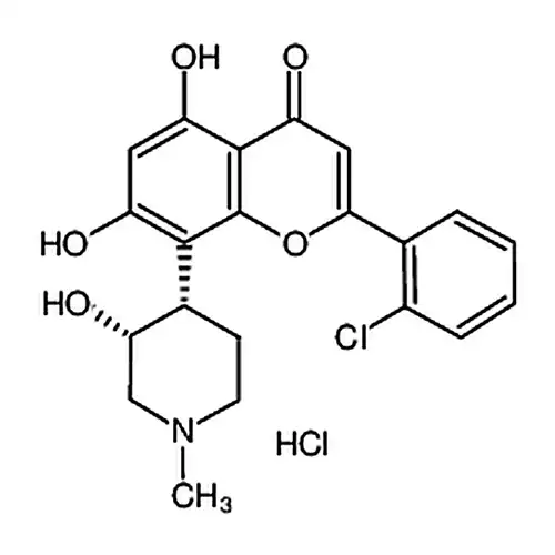 2-(2-氯苯基)-5,7-二羟基-8-[(3S,4R)-3-羟基-1-甲基-4-哌啶基]-4H-1-苯并吡喃-4-酮盐酸盐