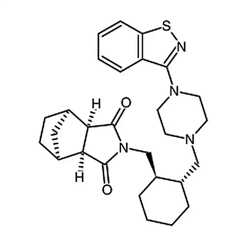 (3aR,4R,7S,7aS)-2-(((1R,2R)-2-((4-(苯并[d]异噻唑-3-基)哌嗪-1-基)甲基)环己基)甲基)六氢-1H-4,7-甲桥异吲哚-1,3(2H)-二酮