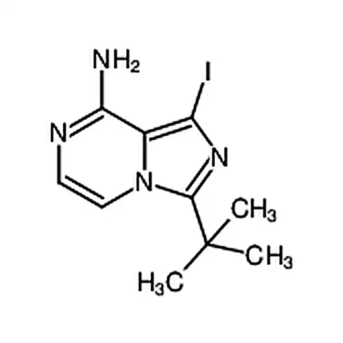 3-(叔-丁基)-1-碘咪唑并[1，5-A]吡嗪-8-胺