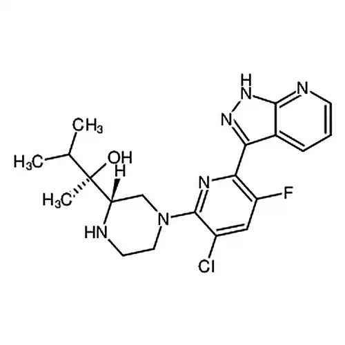 (R)-2-((S)-4-(3-氯-5-氟-6-(1H-吡唑并[3,4-b]吡啶-3-基)吡啶-2-基)哌嗪-2-基)-3-甲基丁-2-醇