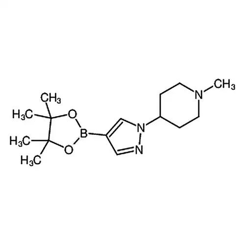 1-甲基-4-[4-(四甲基-1，3，2-二氧硼杂环戊烷-2-基)-1H-吡唑-1-基]哌啶