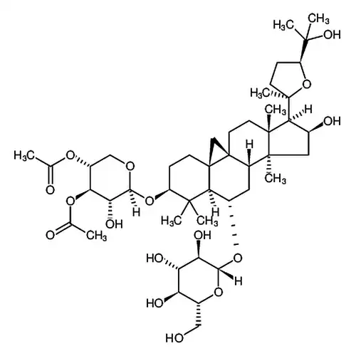 (3β,6α,16β,20R,24S)-3-O-[(3,4-二乙酰基-β-D-木糖)]-20, 24-环氧-16,25-二羟基-9,19-环羊毛甾烷-6-O-葡萄糖苷