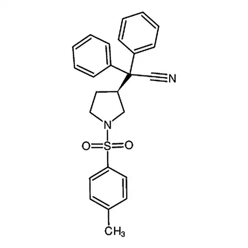 (S)-1-对甲苯磺酰基-3-(1-氰基-1，1-二苯甲基)吡咯烷