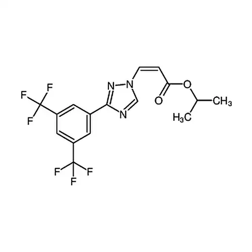 (Z)-异丙基 3-（3-（3，5-二（三氟甲基）苯基）-1H-1，2，4-三唑-1-基）丙烯酸酯