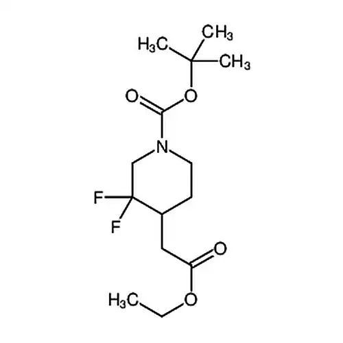 4-(2-乙氧基-2-氧代乙基)-3,3-二氟哌啶-1-羧酸叔丁酯