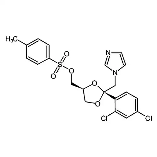 顺式-[2-(2，4-二氯苯基)-2-(1H-咪唑-1-基甲基)-1，3-二氧戊环-4-基]甲醇对甲苯磺酸酯
