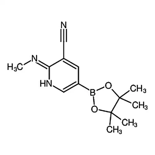 2-(甲基氨基)-5-(4,4,5,5-四甲基-1,3,2-二氧杂硼烷-2-基)烟腈