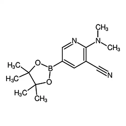 2-(二甲基氨基)-5-(4,4,5,5-四甲基-1,3,2-二氧硼杂环戊烷-2-基)烟腈