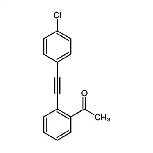 1-( 2 - (( 4-氯苯基)乙炔基)苯基)乙酮