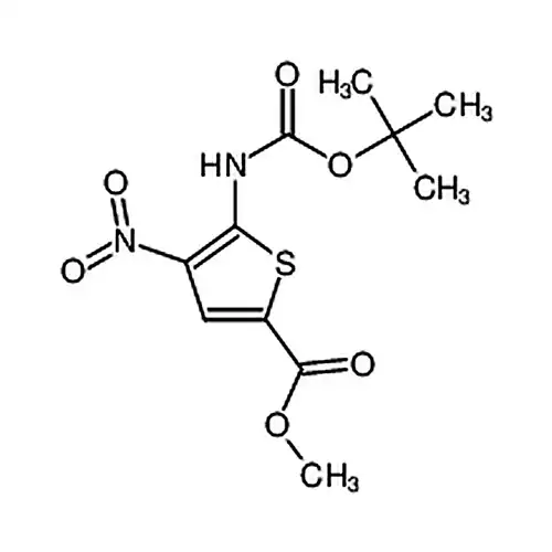5-((叔丁氧羰基)氨基)-4-硝基噻吩-2-羧酸甲酯