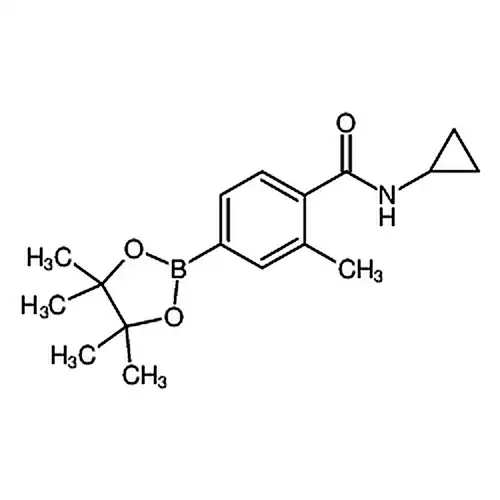 N-环丙基-2-甲基-4-(4，4，5，5-四甲基-1，3，2-二氧杂硼烷-2-基)苯甲酰胺