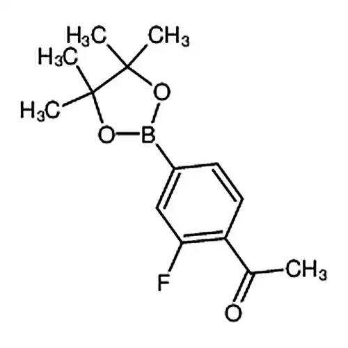 1-(2-氟-4-(4,4,5,5-四甲基-1,3,2-二氧硼杂环戊烷-2-基)苯基)乙酮