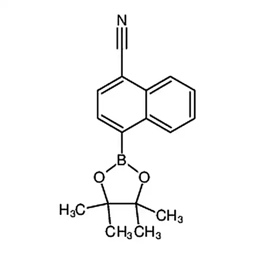 4-(4,4,5,5-四甲基-1,3,2-二氧硼杂环戊烷-2-基)-1-萘腈