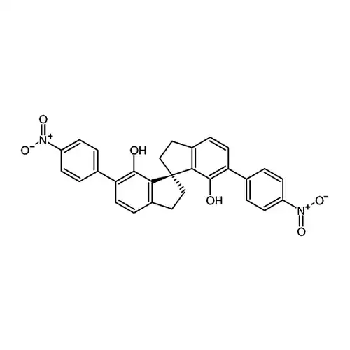 (R)-2，2'，3，3'-Tetrahydro-6，6'-bis(4-nitrophenyl)-1，1'-spirobi[1H-indene]-7，7'-diol