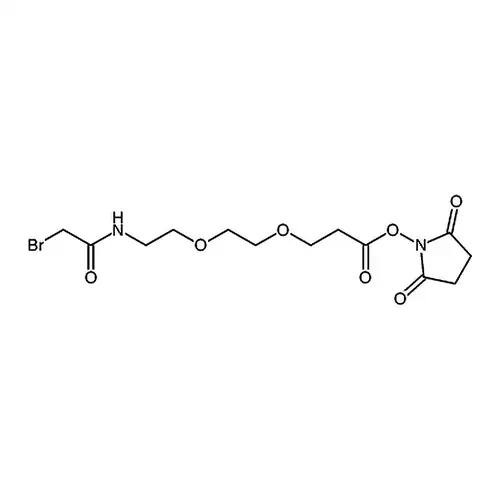 Bromoacetamido-PEG2-C2-NHS ester